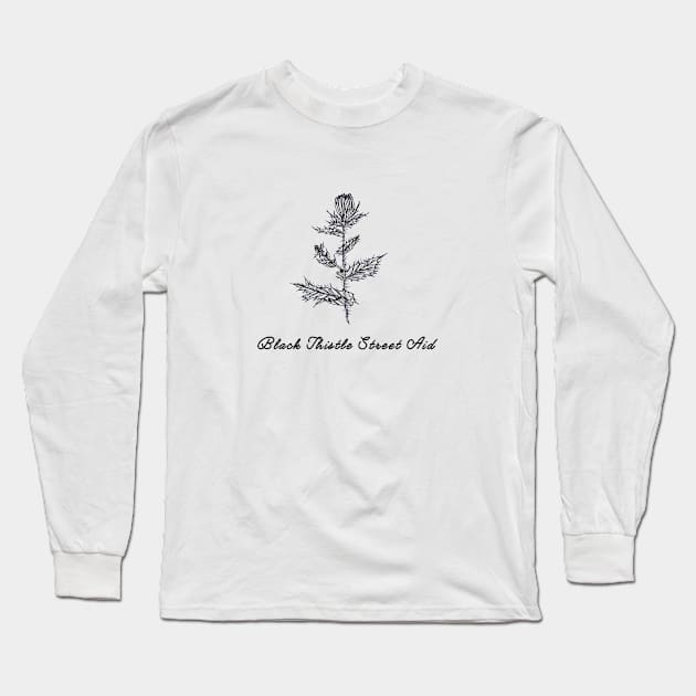 Black Thistle Long Sleeve T-Shirt by Black Thistle Street Aid